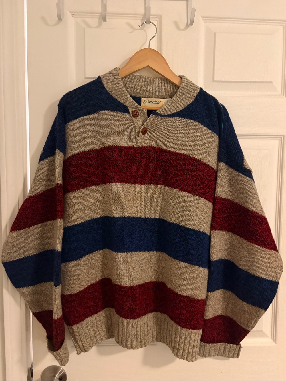 St John’s Bay Vintage Wool Striped Sweater